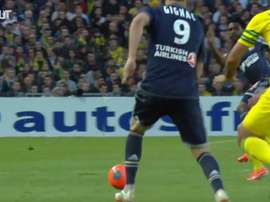 Tous les buts de Thauvin contre Nantes. dugout