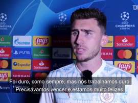 Aymeric Laporte falou sobre a vitória fora de casa. DUGOUT