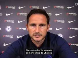 Lampard celebra chegada de Timo Werner ao Chelsea. DUGOUT