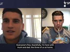 Giovani and Francesco Lo Celso spoke to each other over the internet. DUGOUT