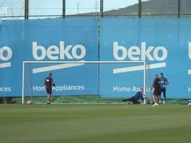 Il Barcellona si prepara alla Champions. Dugout
