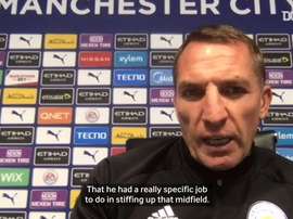Rodgers spoke about Vardy. DUGOUT