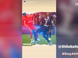 Les stories du jour avec Kehrer et Choupo-Moting. DUGOUT