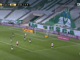 Atuação histórica de Weverton contra o River Plate no Allianz Parque. DUGOUT