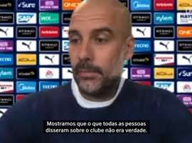 Guardiola festeja liberação do City para jogar Champions. DUGOUT