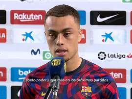 Sergiño Dest valoró su debut con el FC Barcelona. DUGOUT