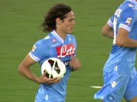 Cavani scored his final Napoli goal. DUGOUT