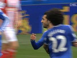 VIDEO: Mohamed Salah gives Chelsea the lead vs Stoke City. DUGOUT