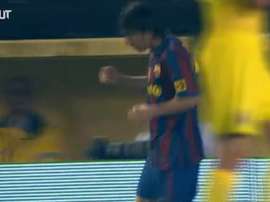 Messi scored a brace against Villarreal in 2010