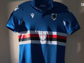 Le nuove maglie della Sampdoria. Dugout