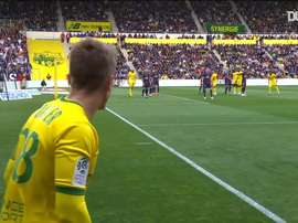 Nantes came out 3-2 winners over PSG back in April 2019. DUGOUT