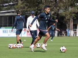 Passing circuit in América’s training. DUGOUT