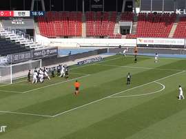 Incheon won 6-0. DUGOUT