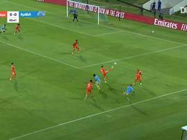 Al-Dhafra 4-1 Ajman. DUGOUT