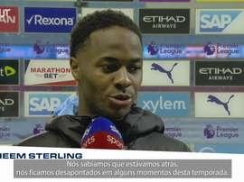 Sterling falou sobre goleada sobre o Liverpool. DUGOUT