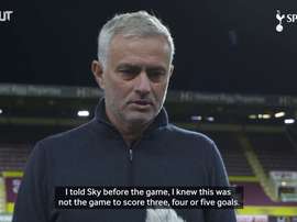 Mourinho spoke after the match. DUGOUT