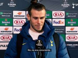 Bale habló de tras el partido de Europa League. DUGOUT