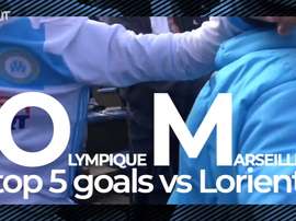 OM's top five goals vs Lorient. DUGOUT