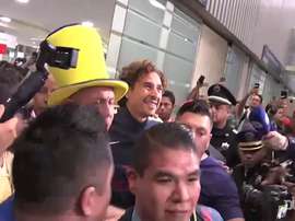 Ochoa, recibido como un auténtico héroe. DUGOUT