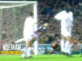 Ronald Koeman brilhando pelo Barcelona. DUGOUT