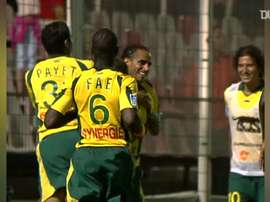 He scored a free-kick. DUGOUT