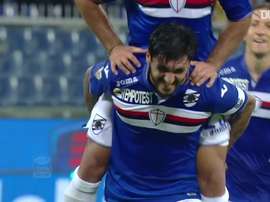 Roberto Soriano scored a great goal for Sampdoria v Bologna. DUGOUT