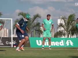 Goiás trains for the game against Ceará. DUGOUT