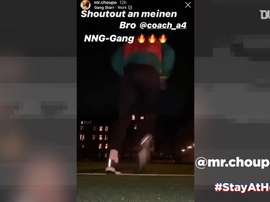Así viven la cuarentena Kurzawa y Gueye. DUGOUT