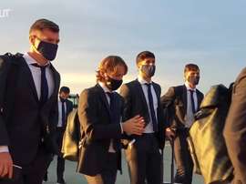 El Madrid llegó a Kiev. DUGOUT