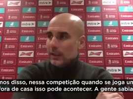 Guardiola comemora classificação e elogia lance de Fernandinho e Gabriel Jesus. DUGOUT