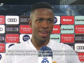 Vinicius was delighted. DUGOUT