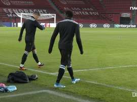 PAOK train at Philips Stadium ahead of Europa League clash. DUGOUT