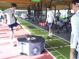 Pedri trained with Spain. DUGOUT