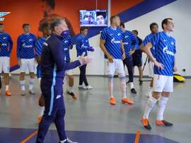 Zenit won 0-4 at ten man CSKA Moscow last Saturday. DUGOUT