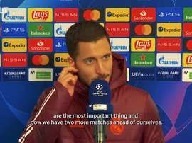 Hazard spoke after the match. DUGOUT