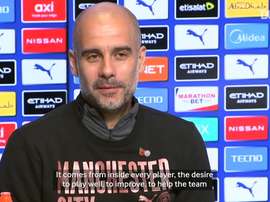 Pep Guardiola is not looking to leave Man City just yet. DUGOUT