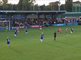 Maria Thorisdottir scored as Arsenal beat Chelsea. DUGOUT