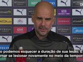 Guardiola elogia e analisa contrato de Agüero. DUGOUT