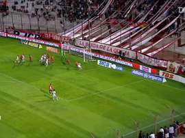 Nicolás Cordero rescató un punto ante Central Córdoba. DUGOUT
