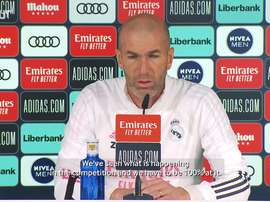 Zinedine Zidane: 'There are no easy competitions or matches'. DUGOUT