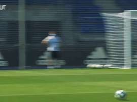 La sessione di allenamento del Real Madrid. Dugout