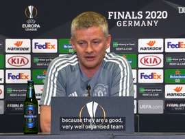 Solskjær spoke ahead of the match. DUGOUT