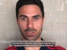 Arteta relató su lucha contra el coronavirus. DUGOUT