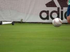 Flamengo trained before the match. DUGOUT