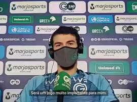 Luiz Gustavo fala sobre jogo entre Goiás e Palmeiras. DUGOUT
