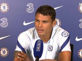 Thiago Silva se diz confiante com seu físico para encarar o Campeonato Inglês. DUGOUT