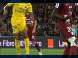 Mbappé has 100 goals for Paris Saint-Germain. DUGOUT
