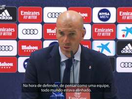 Zidane não quer saber de comemorar antes do tempo. DUGOUT