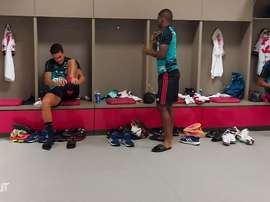 Bastidores do empate do Flamengo contra o Internacional. DUGOUT