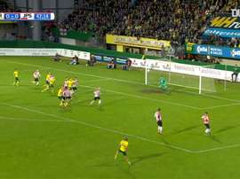 Todd Cantwell helped secure promotion for Sittard in 2018. DUGOUT
